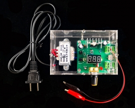 DIY Kit LM317 Adjustable Voltage Regulator With LED Meter